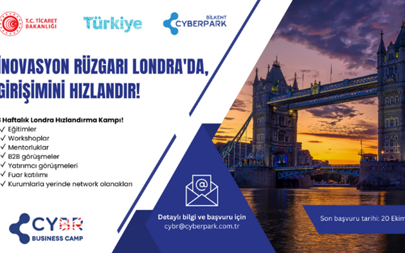 Bilkent CYBERPARK CyBr Business Camp ile İnovasyon ve Büyüme Yolundaki Türk Firmalarını Desteklemeye Devam Ediyor!